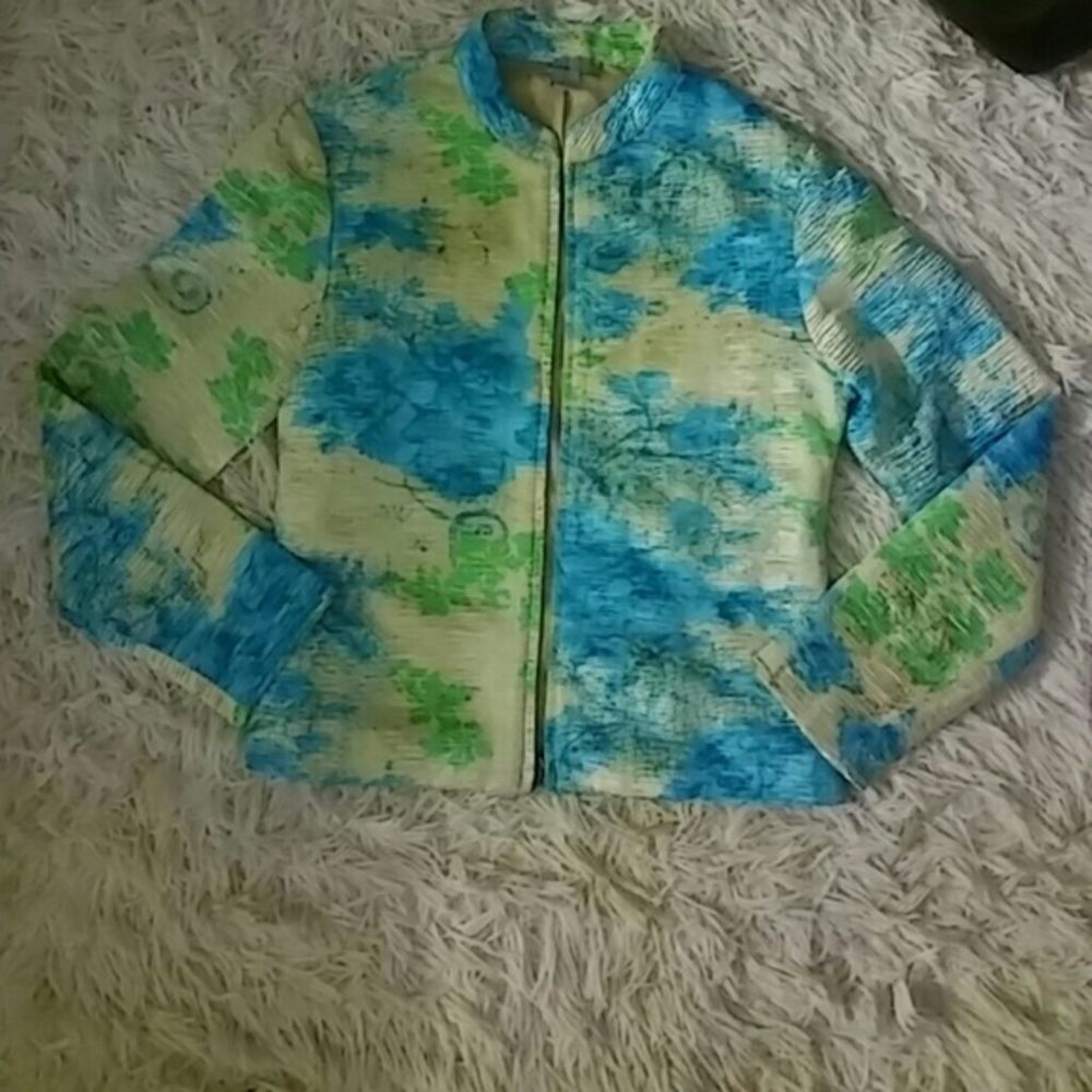 Floral printed jacket  - Picture 2 of 3